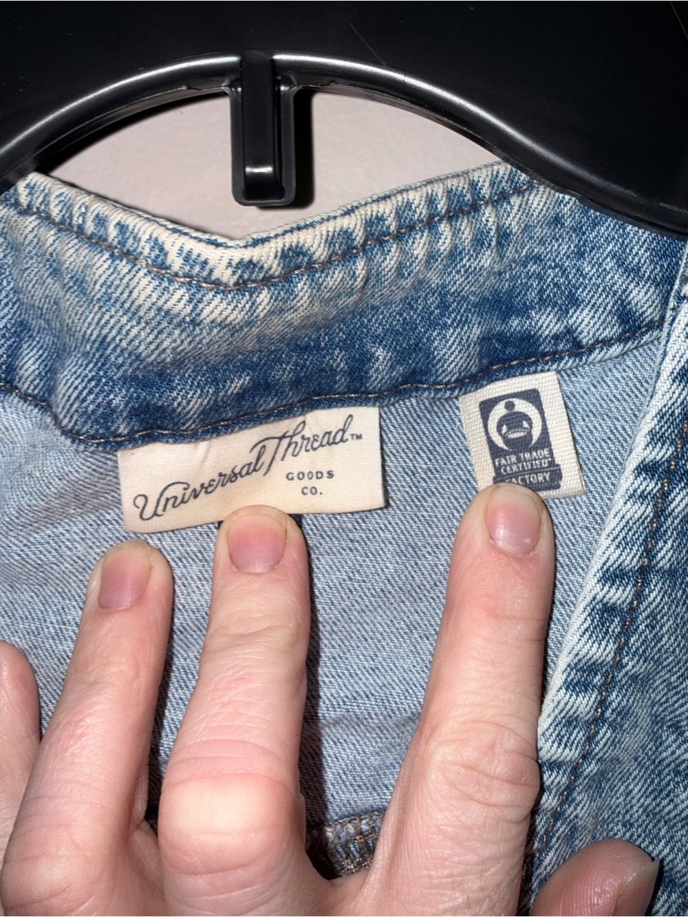 Universal Thread Light Blue Denim Vest - Picture 2 of 2